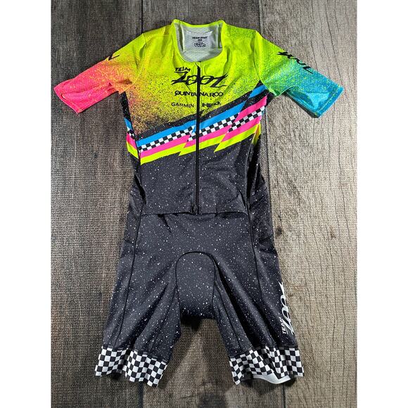 Team Zoot XL Cycling Bib Padded Compression Shorts Racing Cycle - Picture 1 of 11